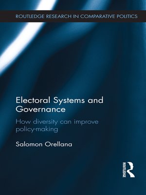 cover image of Electoral Systems and Governance